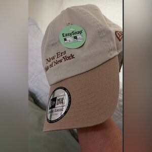 New Era Cream and Brown Cap